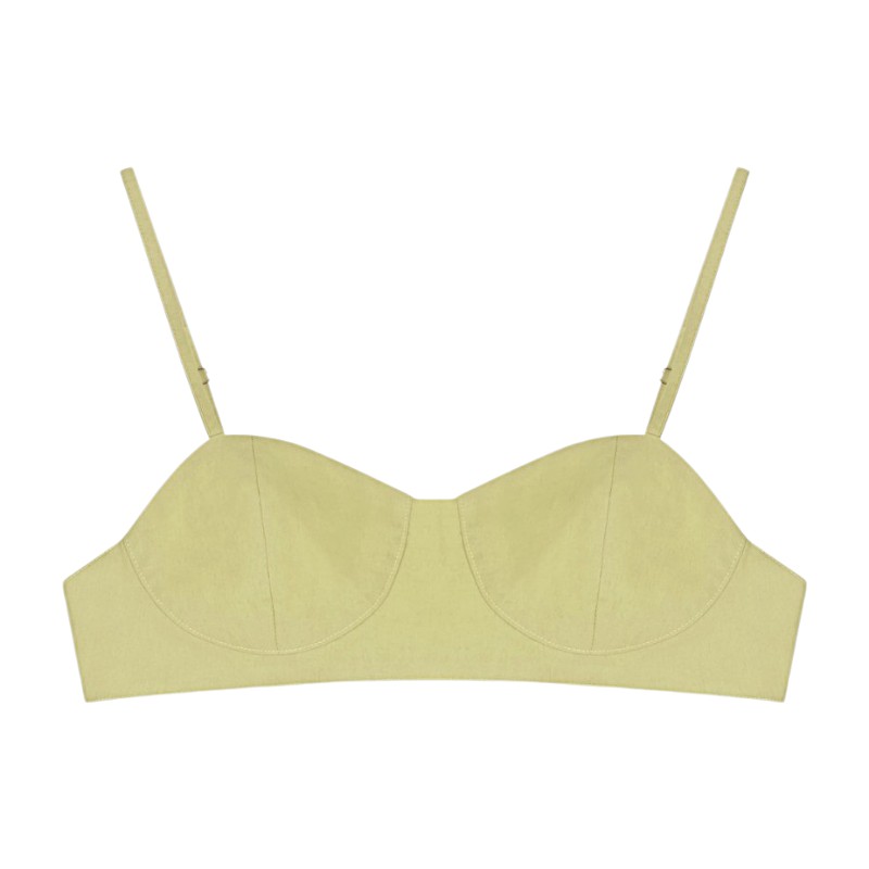 ビスチェ Moss Green ビスチェトップス 可愛い おしゃれ ディリーファッション キャミソール 韓国ファッション 韓国ブランド フリーサイズ