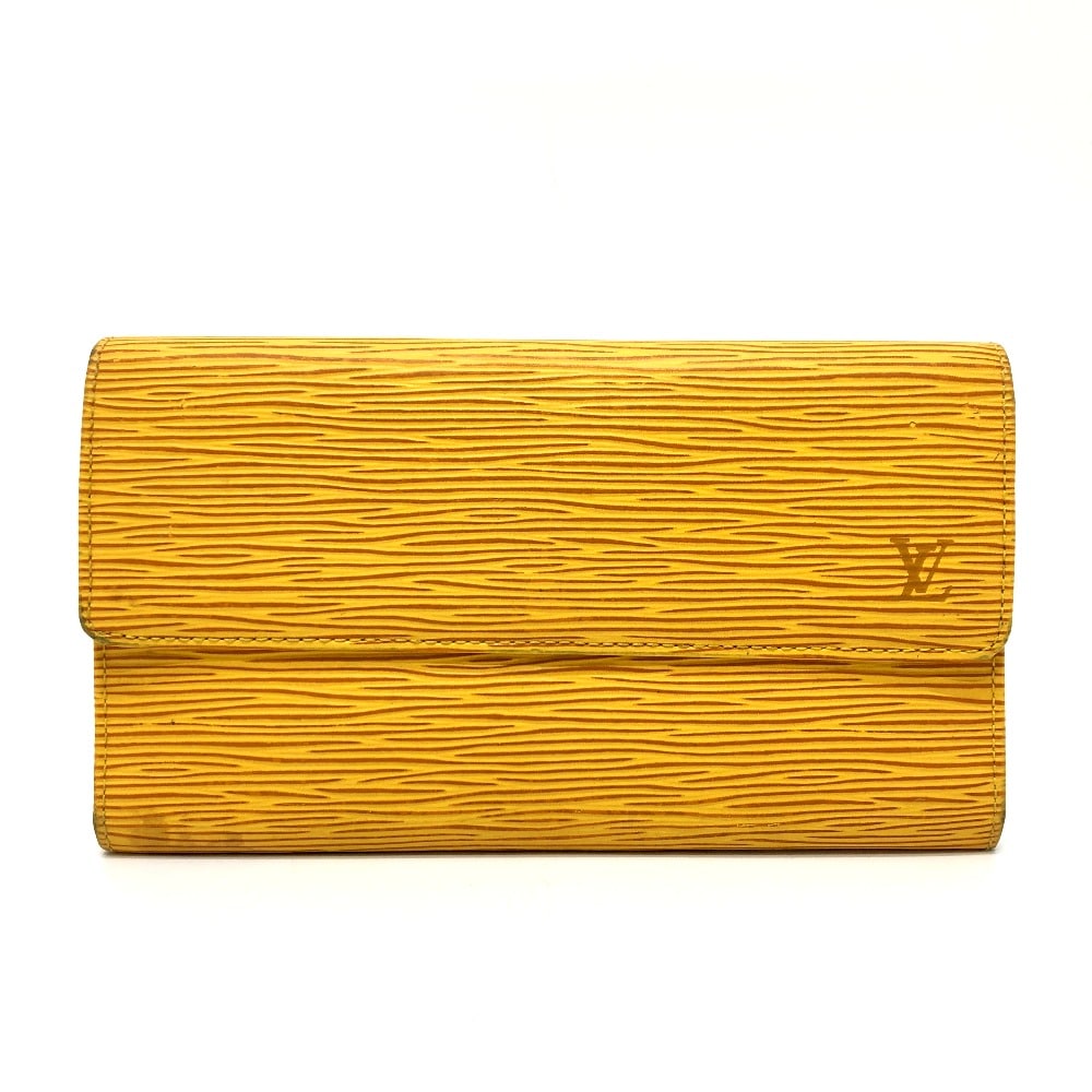 長財布 M63389 ポルトフォイユ インターナショナル エピ ロングウォレット エピレザー イエロー