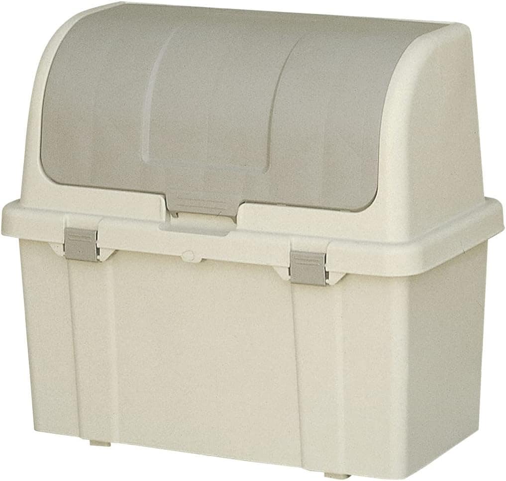 屋外用 ふた付き 2分別 仕切付き 大型ゴミ箱 収納コンテナ 220L 日本製 ごみ袋 一時置き 外置き 保管ストッカー