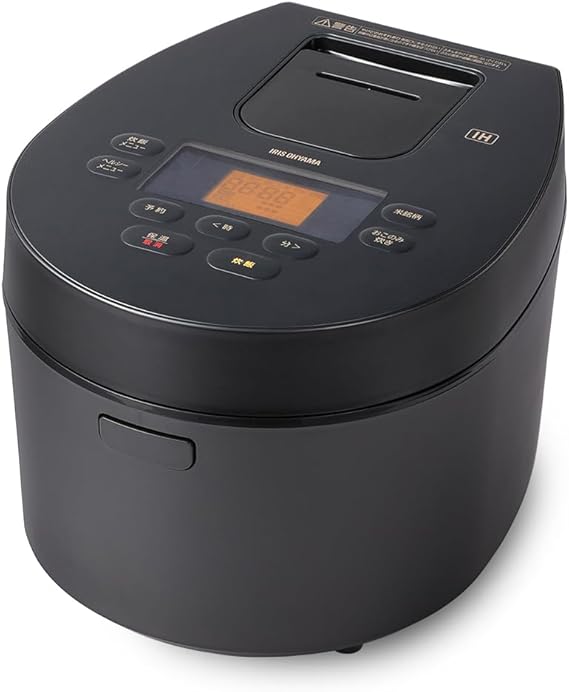 【低温調理可能】 炊飯器 5.5合 IH式 一人暮らし デザインタイプ 50銘柄炊き分け機能 極厚火釜 ヘルシーメニュー 低温調理機能 パン・ケーキ機能 ブラック RC-IL50-B おしゃれ かわい