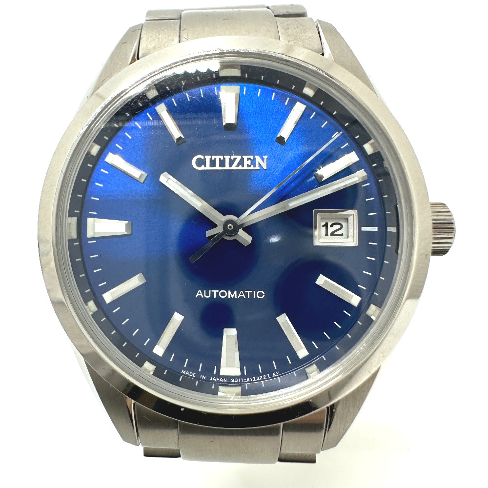 CITIZEN シチズン 腕時計 NB1050-59L メカニカル 自動巻き デイト SS シルバー