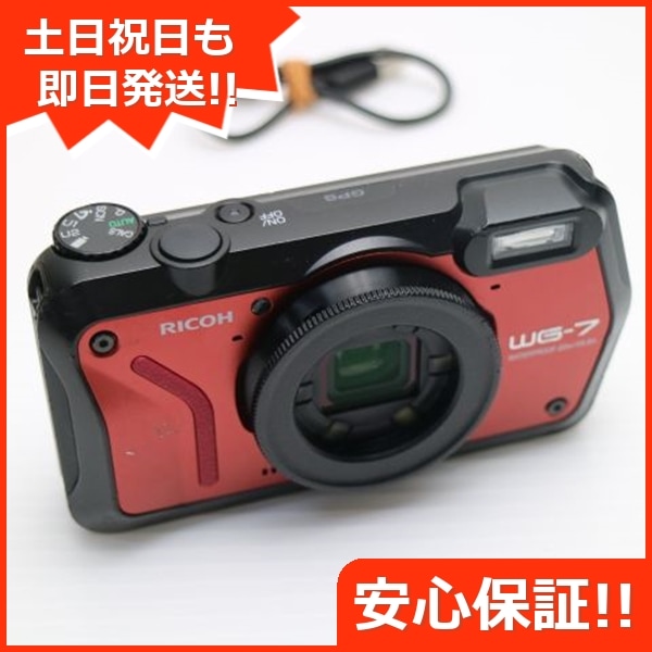 良品中古 RICOH WG-7 レッド スマホ 本体 即日発送 土日祝発送OK 67