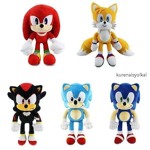 限定タイムセール ソニックぬいぐるみ ハリネズミ ソニック ザムービー ナックルズ テイルズフィギュア ぬいぐるみ おもちゃ 誕生日パーティーギフト