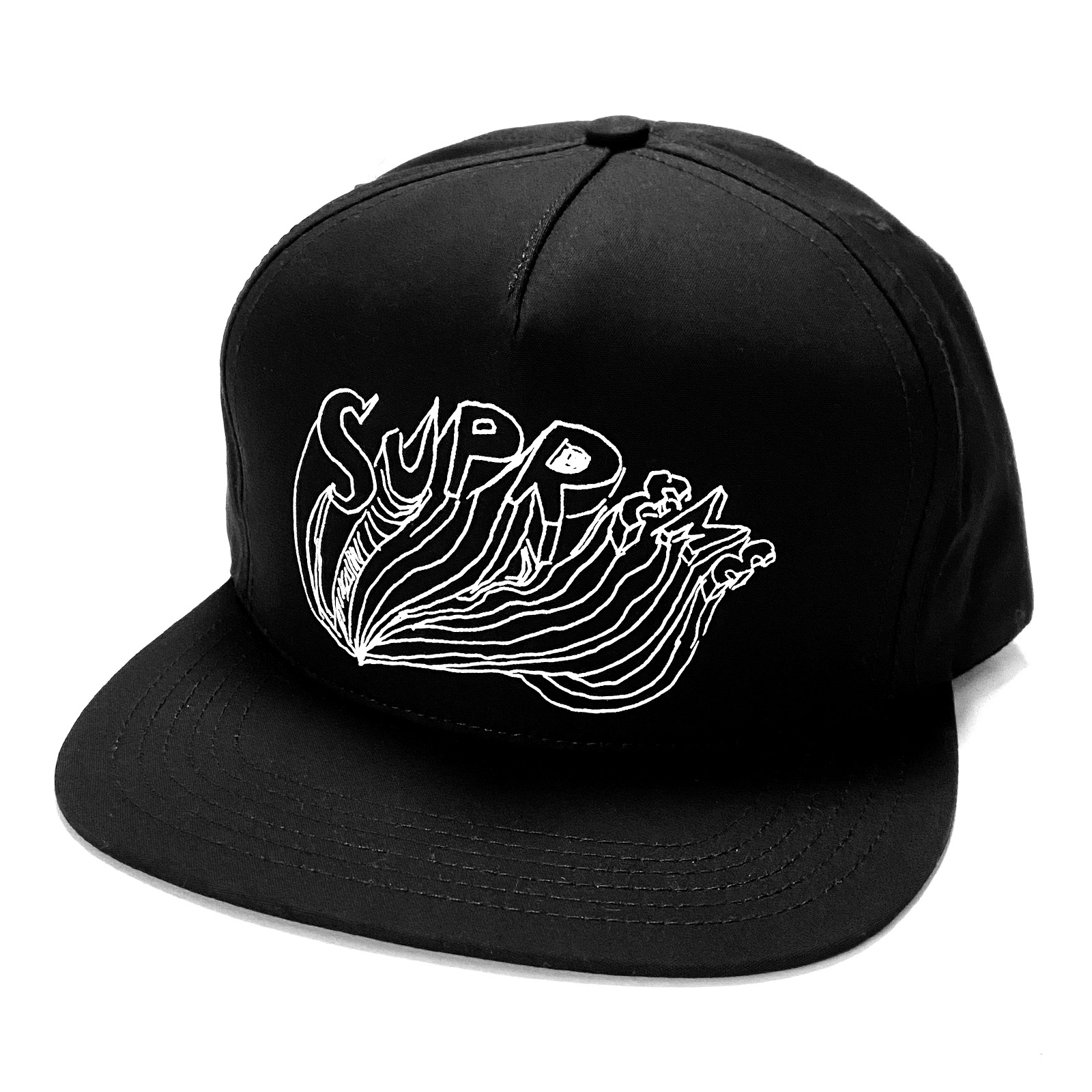 ダニエルジョンストンロゴ5パネルキャップ SS15H14