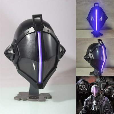 サイバーパンクスタイル LEDヘルメットマスク Amazon.co.jp: [TUKRKRS] サイバーパンクマスクヘルメット