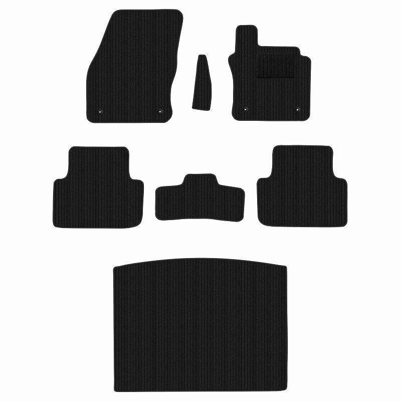 [優れた品質で安売りに挑戦]フォルクスワーゲン ティグアン 5NCZE フロアマット + トランクマット(ラゲッジマット) [3色から選択]