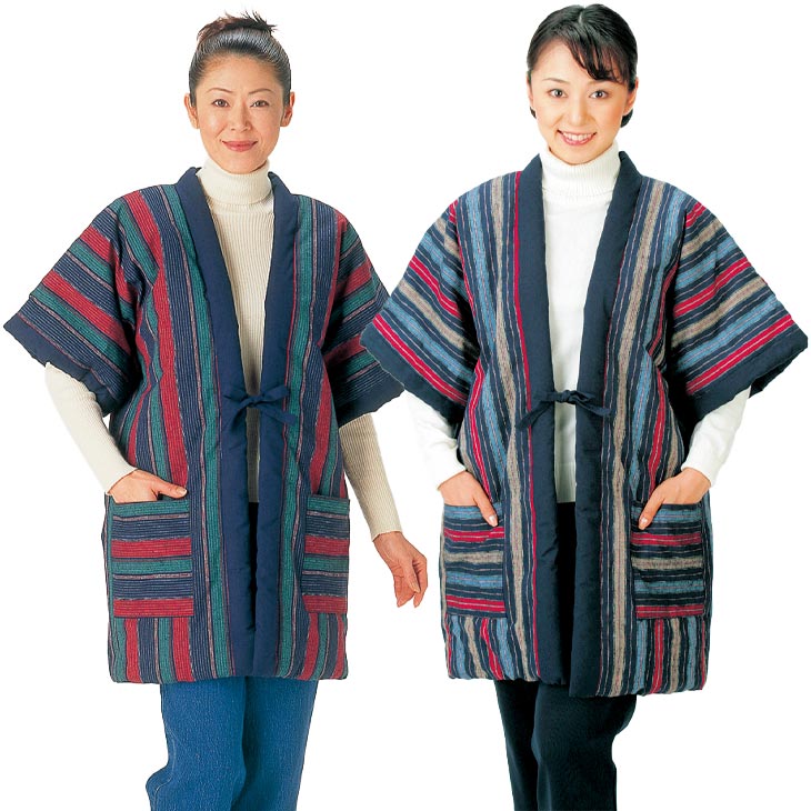 久留米紬織やっこ半天 久留米織り はんてん 半纏 袢天 キルティング 中綿入り あったか 防寒 秋冬 水仕事 奴 やっこ 6,298円