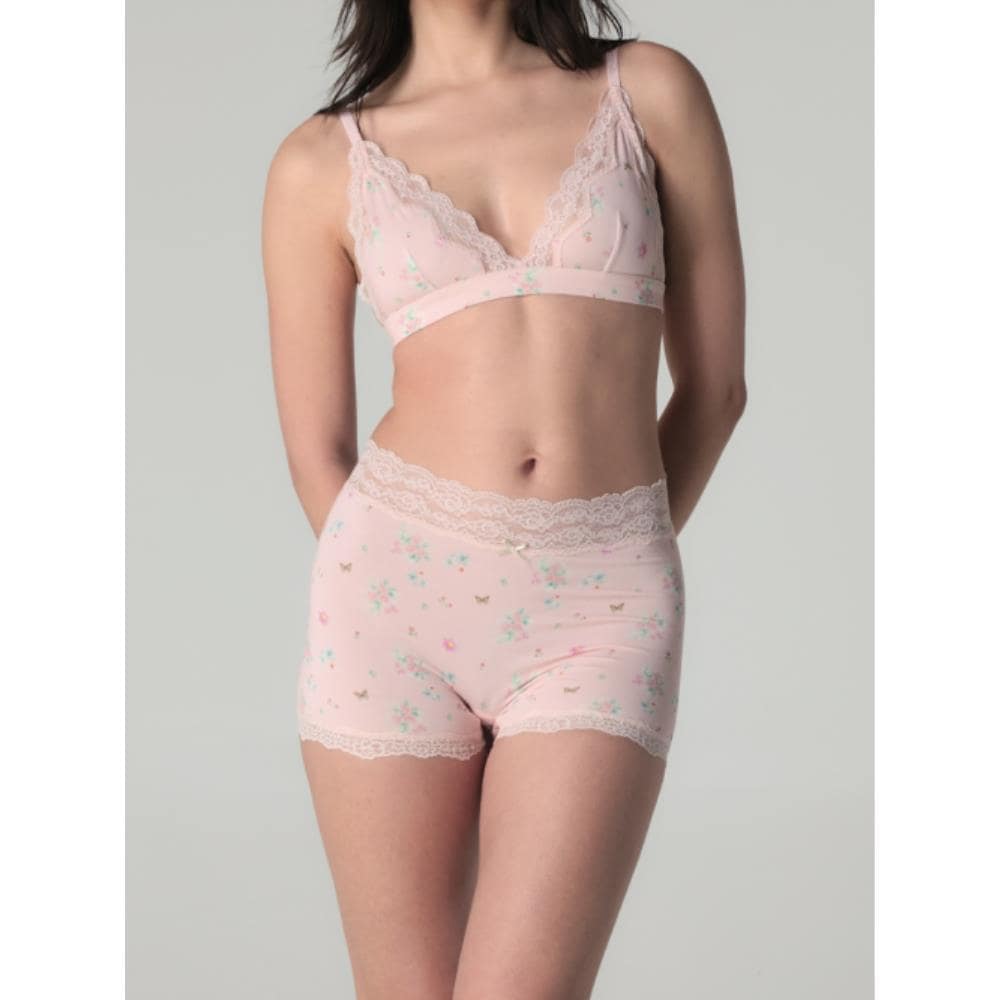 GLOWNY ALLURE LACE BOYSHORTS PINK BOUQUET GY25LWPT007PK