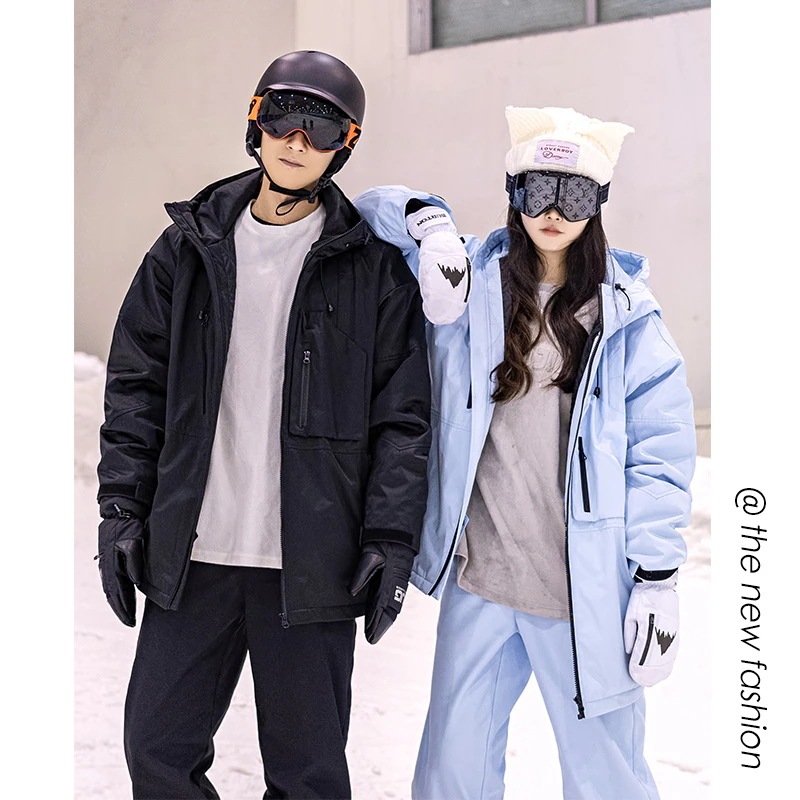 スノーボードウェア メンズ レディース パンツ トップス ジャケット アウター 単品 綿入り スノボウェア スノーウェア スキーウェア スノボーウェア 男女兼用 韓国風 防風 防水防雪防寒耐摩擦