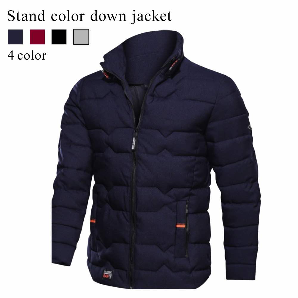 ダウンジャケット メンズ スタンドカラーダウンジャケット 人気 高級 大きいサイズ 春 軽量 フード 細身 ダウン 40代 スリム 黒 冬 光沢 暖かい コスパ コート 秋 アウター おすすめ 白 中