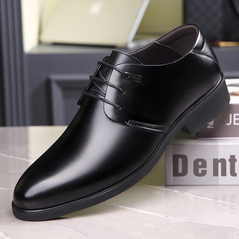 ビジネスフォーマルレザーシューズフォーマルレザーシューズ高めレースアップビジネスレザーシューズ大きいサイズ