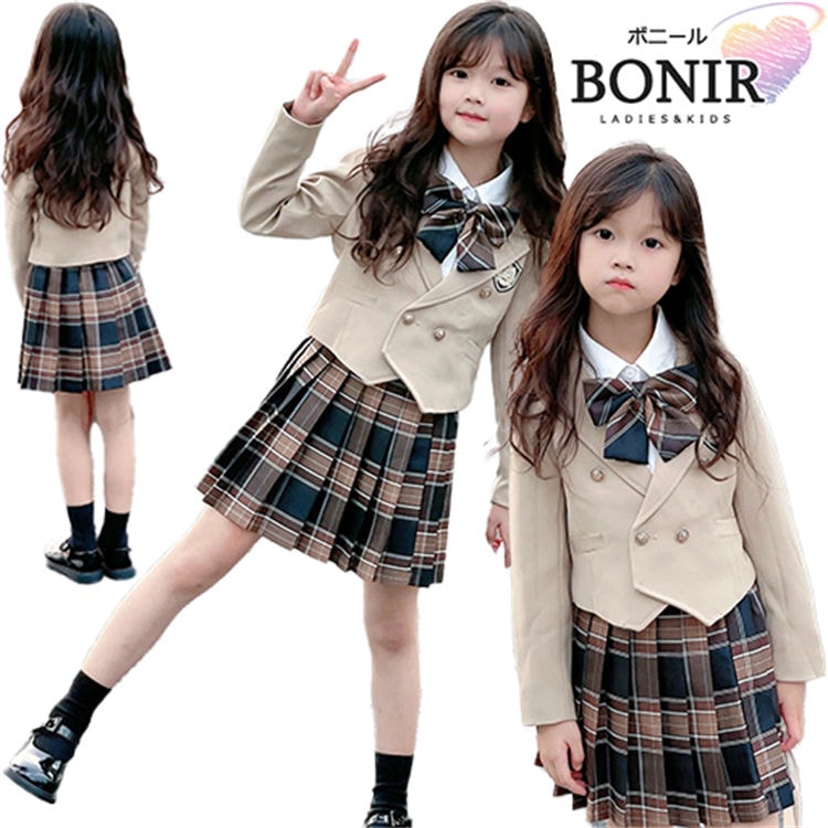 四点セット フォーマル スーツ フォーマル ガールズ 女の子 スーツ 卒業式 卒服 可愛い 七五三