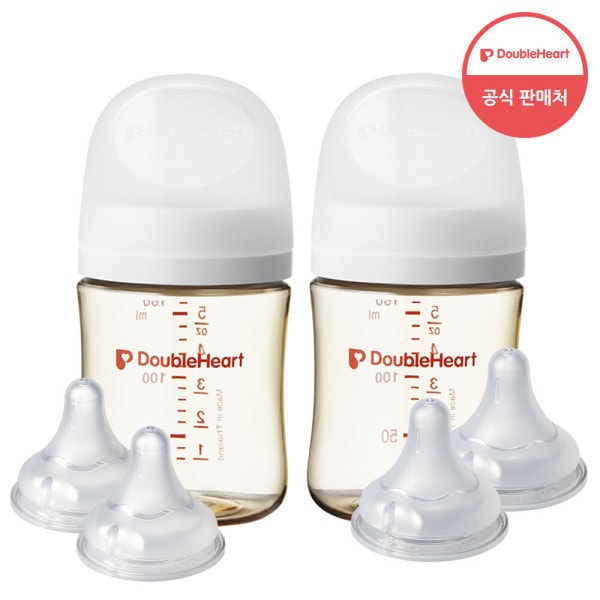 第3世代 160ml ベーシックツインパック（哺乳瓶2本/ノン乳首）＋乳首4本 (贈呈品なくなり次第贈呈終了)