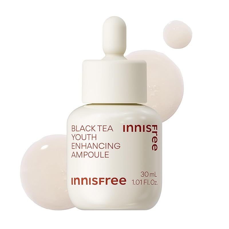 イニスフリー(innisfree) ブラックティー ユース セラム 30mL - 正規品 保湿 しっとり 弾力 ツヤ うるおい エイジングケア 紅茶 美容液 ツヤ 乾燥肌 エッセンス 韓国コスメ