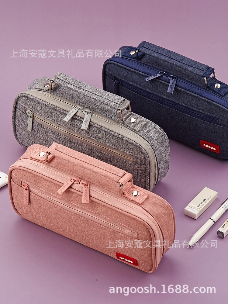 ペンケース 韓国 ペンポーチins シンプル おしゃれ 韓国 学生 大容量 多機能 可愛い 筆箱 軽