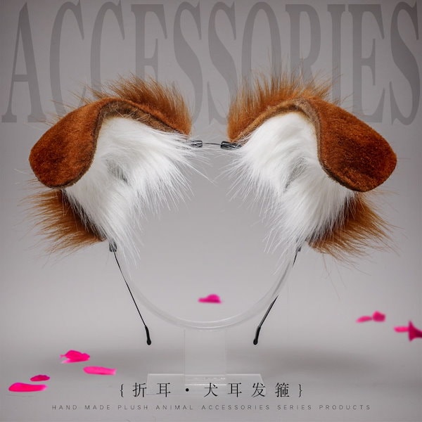 Qoo10] 手作りのぬいぐるみ獣耳ヘッドドレス アク
