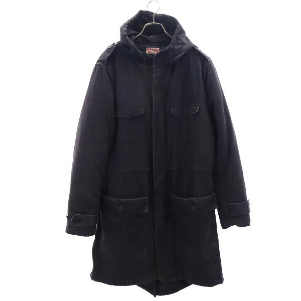 モッズコート L ブラック 中綿ライナー付き メンズ