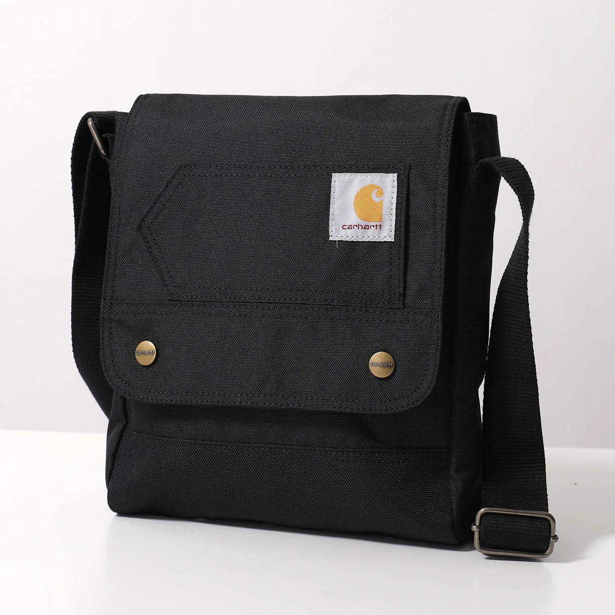 Carhartt カーハート ショルダーバッグ CROSSBODY SNAP BAG クロスボディ スナップ CB0513 B0000513 メンズ ロゴパッチ メッセンジャーバッグ