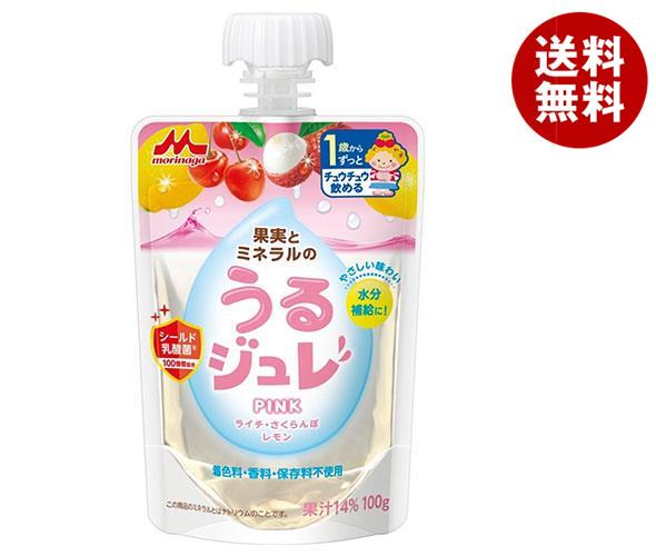 森永乳業 うるジュレ PINK 100gパウチ×36本入×(2ケース)