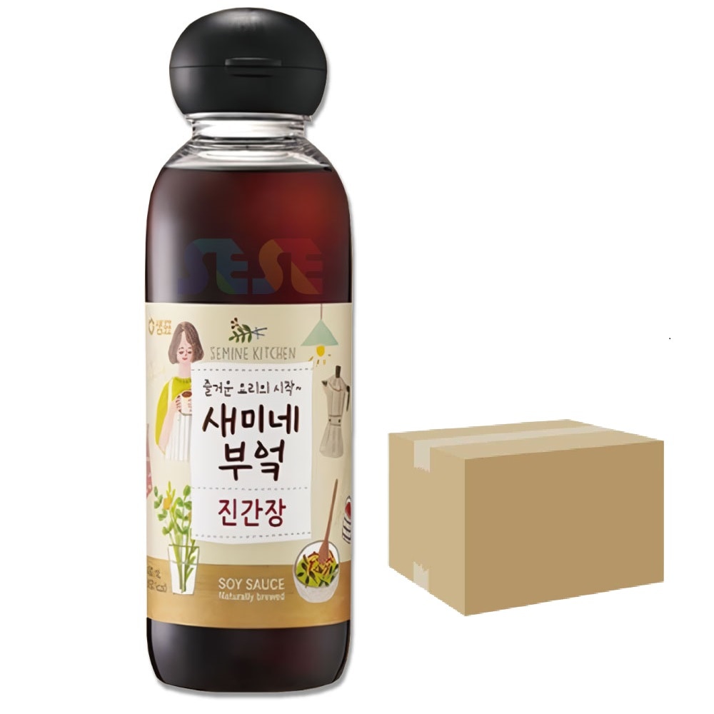 セミネキッチン スープ醬油 24本セット 450ml / センピョ 韓国 チゲナムル料理用 泉標 グック醤油