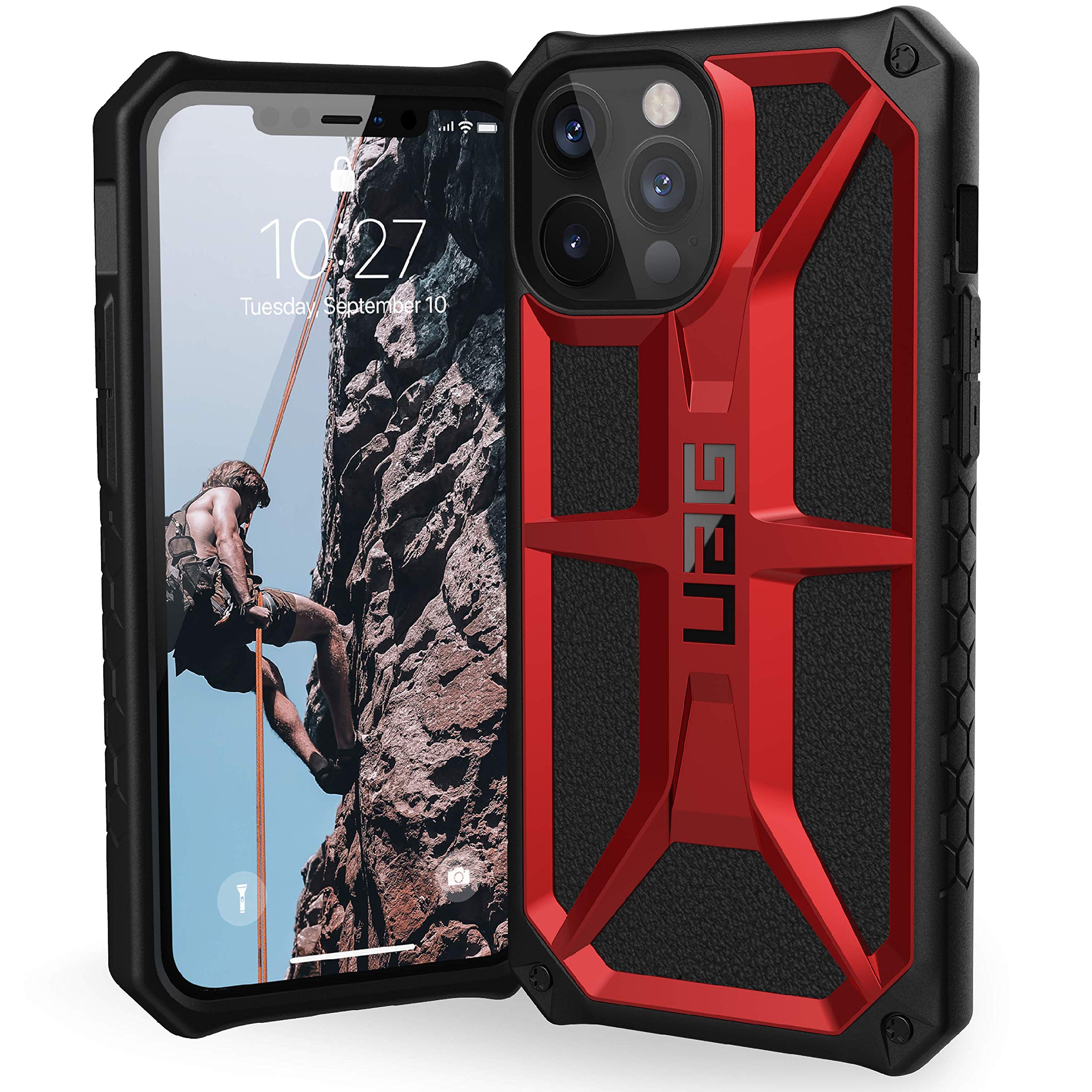 URBAN ARMOR GEAR iPhone 12 Pro Max(6.7) 2020対応耐衝撃ケース MONARCH クリムゾン 【日本正規代理店品】 UAG-IPH20L-P-CR