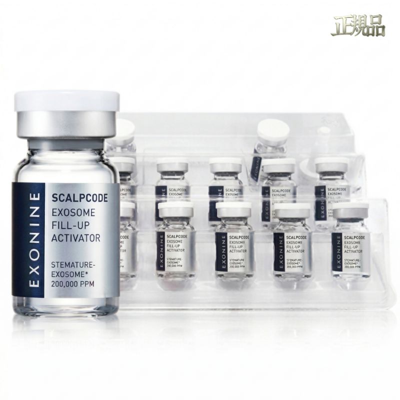 EXONINE SCALPCODE EXOSOME FILL-UP ACTIVATOR (1箱 5ml x 14本入り) ヒト幹細胞培養液5%含有