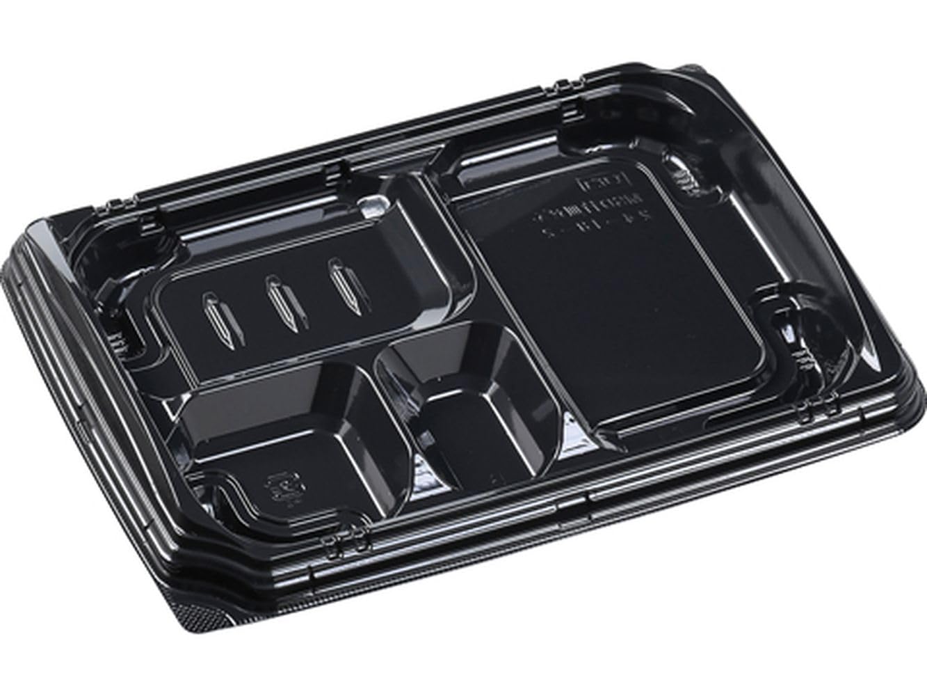 【ケース販売】 エフピコ(Fpco) MSD竹皿膳24-18-2 黒 600枚入 630T