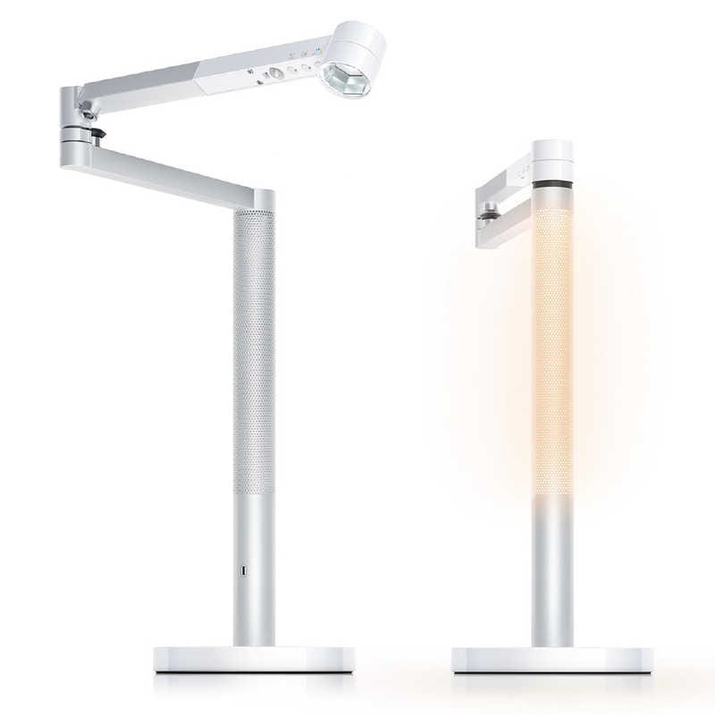 ダイソン　dyson　卓上スタンドライト Dyson Lightcycle Morph ホワイト/シルバー　CD06WS