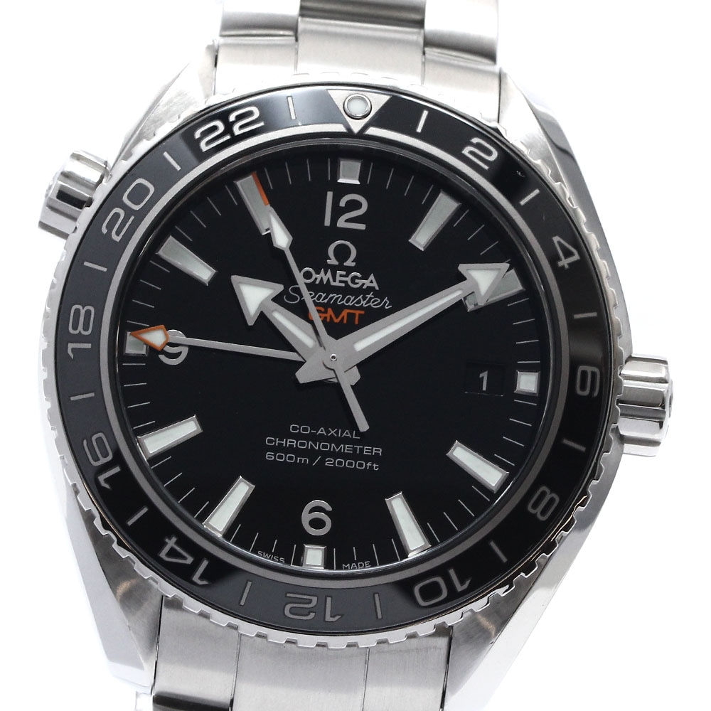 オメガ OMEGA 232.30.44.22.01.001 シーマスター600 プラネットオーシャン GMT 自動巻き メンズ 美品 _894983【中古】