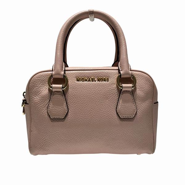 マイケル・コース ピンク レザー バッグ ハンドバッグ レディース【中古】