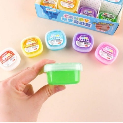 キャンディー透明スライム×24個面白い肌触り遊びおもちゃ団体プレゼント