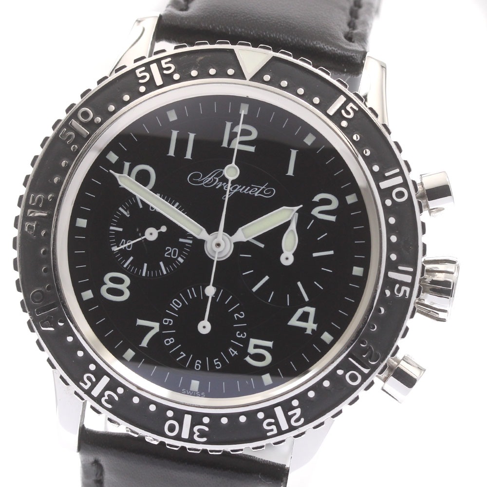 ブレゲ Breguet 3803ST アエロナバル TYPEXX フランス海軍航空部隊100周年記念限定 自動巻き メンズ _872664【中古】