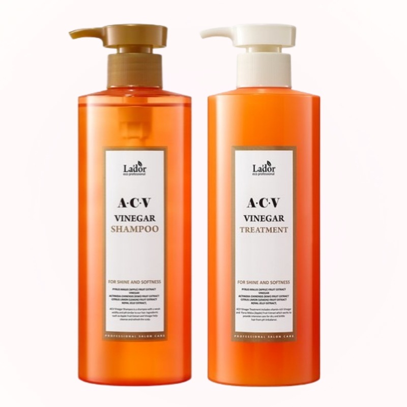 アドール アップルサイダービネガー ビーガンシャンプー（脂性頭皮用）430ml ＋ アップルサイダービネガートリートメント 430ml セット頭皮ケア 低刺激 すっきりクレンジング 角質ケア 皮脂ケア