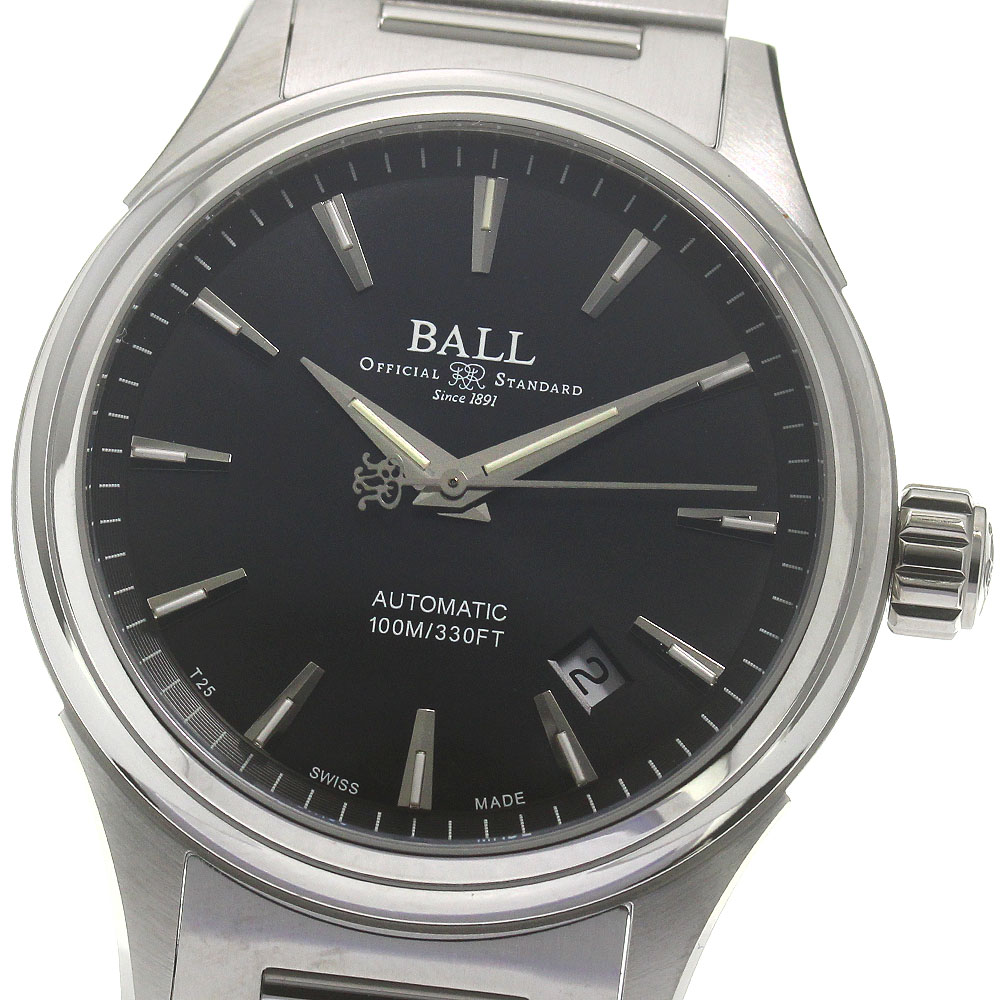 ボールウォッチ BALLWATCH NM2098C-S3J-BK ストークマン ヴィクトリー デイト 自動巻き メンズ 未使用品 保証書付き_849885【中古】