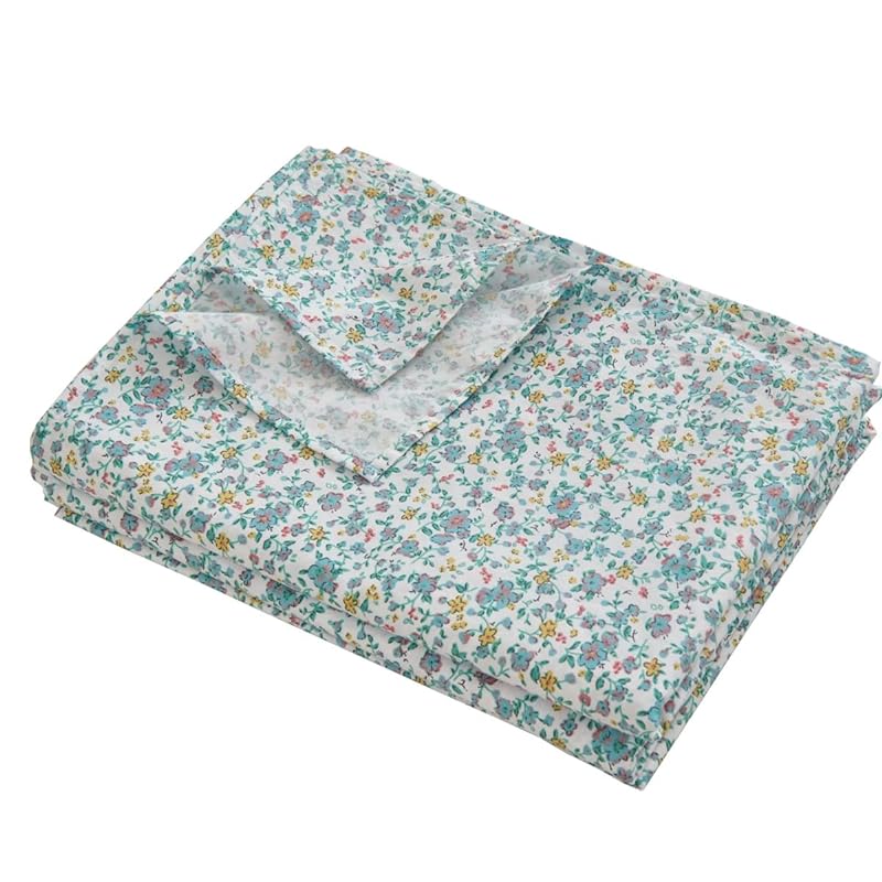 フラットシーツ ダブル 220x250cm 綿100% 敷きシーツ ベッドシーツ 200本ブロード マットレスカバー アッパーシーツ 防ダニ 抗菌 花柄