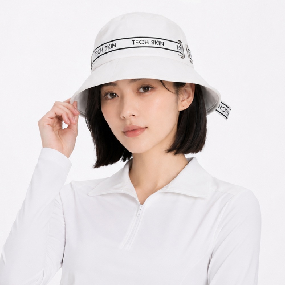 TECHSKIN テックスキン女性用バケットハット_ホワイト