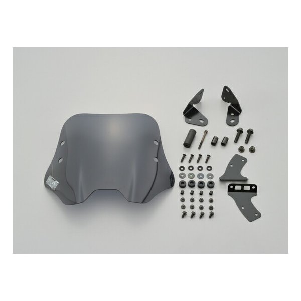 カウルスクリーン ウインドシールドSS 車種別キット ジクサー150/250用 スモーク D17447