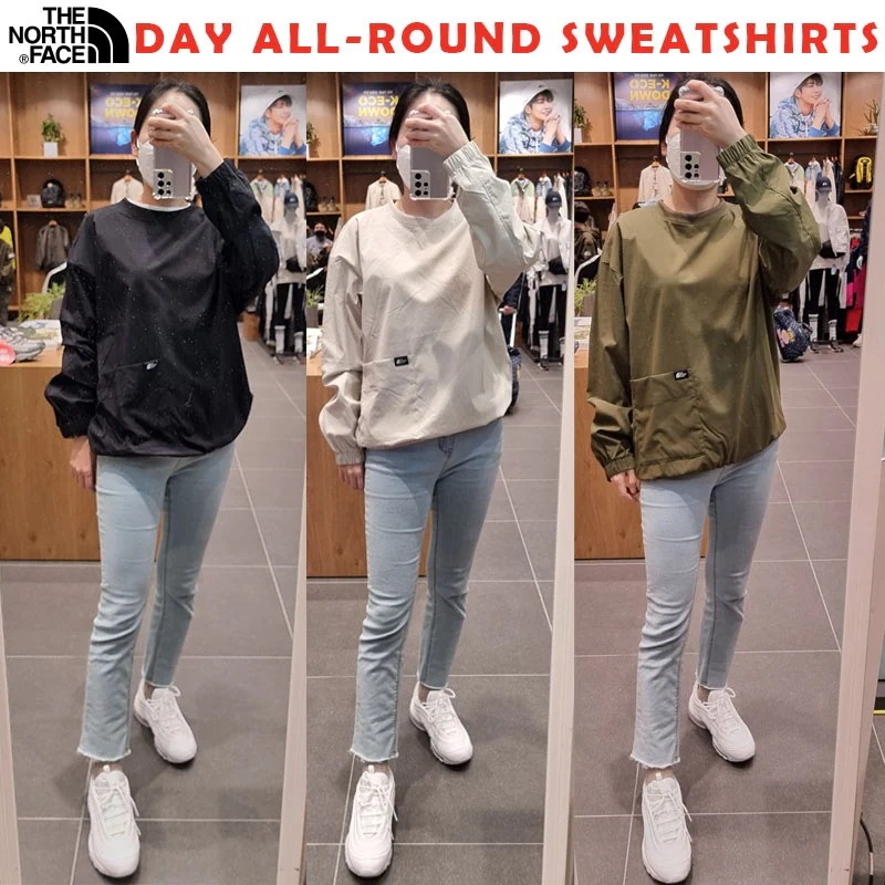 韓国正規品保証 関税負担なし NM5MN15A DAY ALL-ROUND SWEATSHIRTSデイリー 基本 着装 男子 女子 人気 韓国 ファッション 男女共用 アウトドア