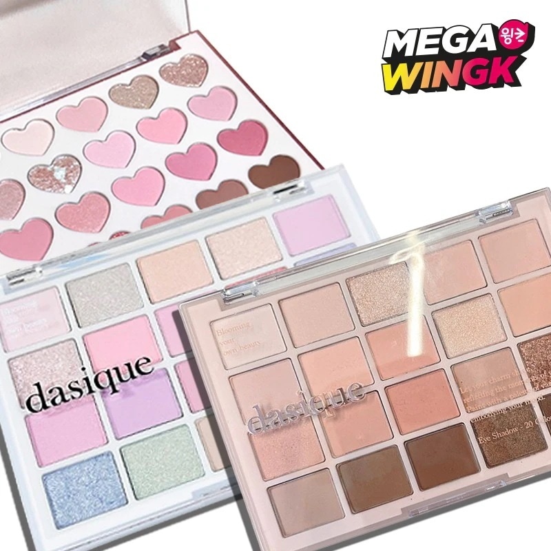 ムードシャドウパレット 7色展開 / アイシャドウ / マット＆グリッター / 韓国コスメ / ブラウン系 / ピンクメイク