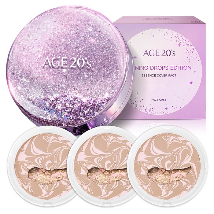 シャイニングドロップ ファクト エディション ケース + 詰め替え 12.5g x 3p13号(ピンクラテ)