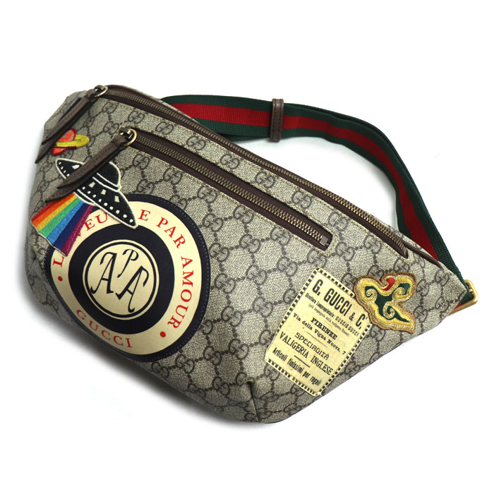 GUCCI グッチ GGスプリーム クーリエ ボディバッグ ベージュ 529711 ユニセックス 中古
