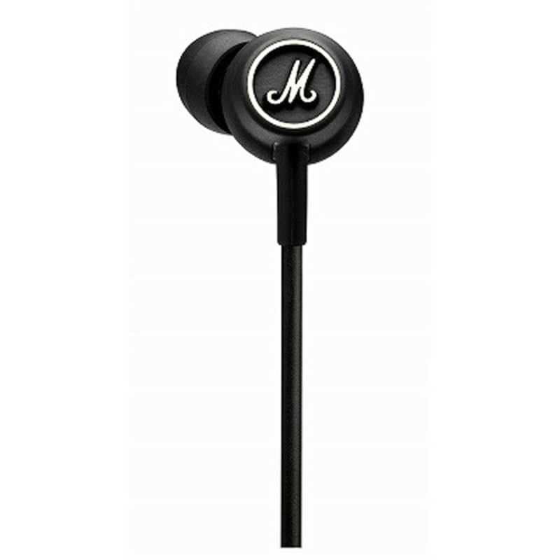 MARSHALL　有線イヤホン カナル型 [ リモコン・マイク 対応 / φ3.5mm ミニプラグ ] ブラック＆ホワイト　MODE BLACK AND WHITE