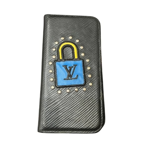 ルイヴィトン フォリオ M63724 LVストーリーズ iPhoneX・XS用ケース 【中古】