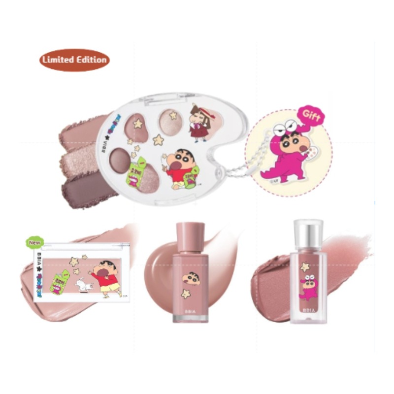 [NEW/正規品/Limited Chocobi Edition] クレヨンしんちゃんセット/チョコビパレット/チョコビチーク/チョコビティント(2種)