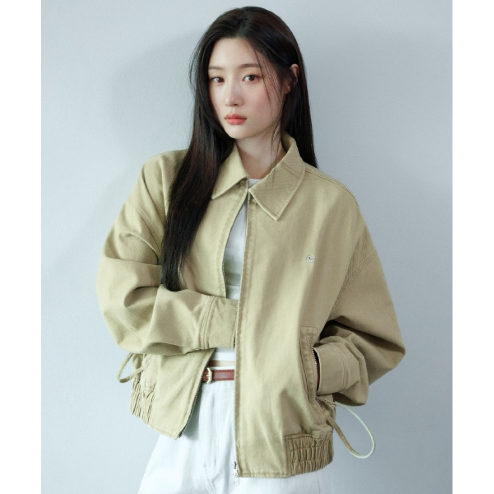 CODEGY (レディース) カラーブルゾンジャケット_ベージュ