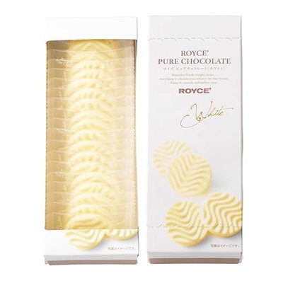 他サイト： 【ROYCE’】ロイズ北海道銘菓 ピュアチョコレート ホワイト 20枚 100g 1箱の商品画像