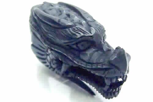 金属アレルギー対応 ドラゴンヘッドホーン ボディピアス 6G 竜の顔 龍の頭 水牛の角 黒色 オーガニック 天然素材 フック テーパー 拡張 耳 イヤーロブ バッファロー dhdhpxxxxxxxx