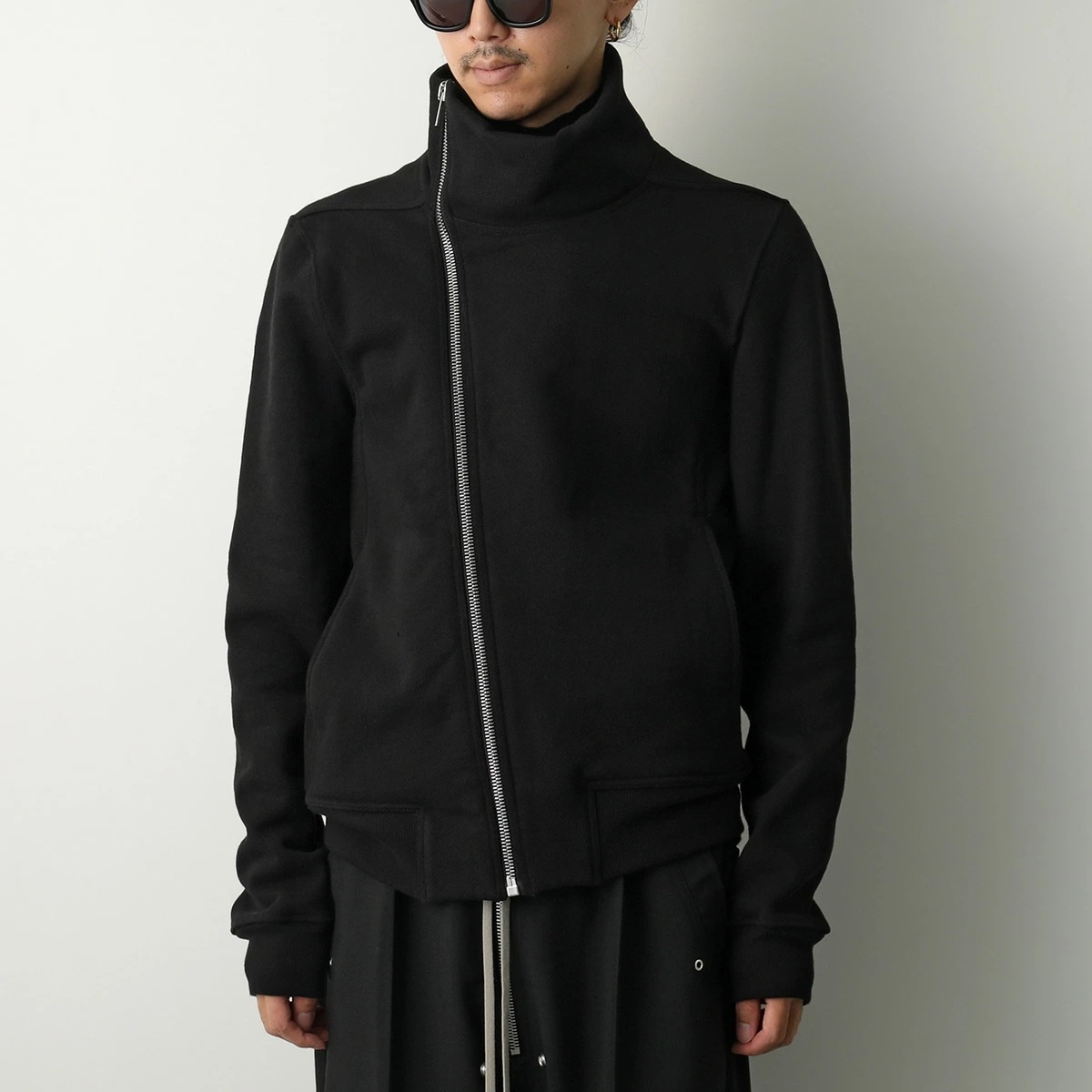 Rick Owens リックオウエンス ジャケット BAUHAUS JOGGER バウハウス ジョガー RU02E1272 JTC メンズ ジッパー ブルゾン スウェット 09/BLACK