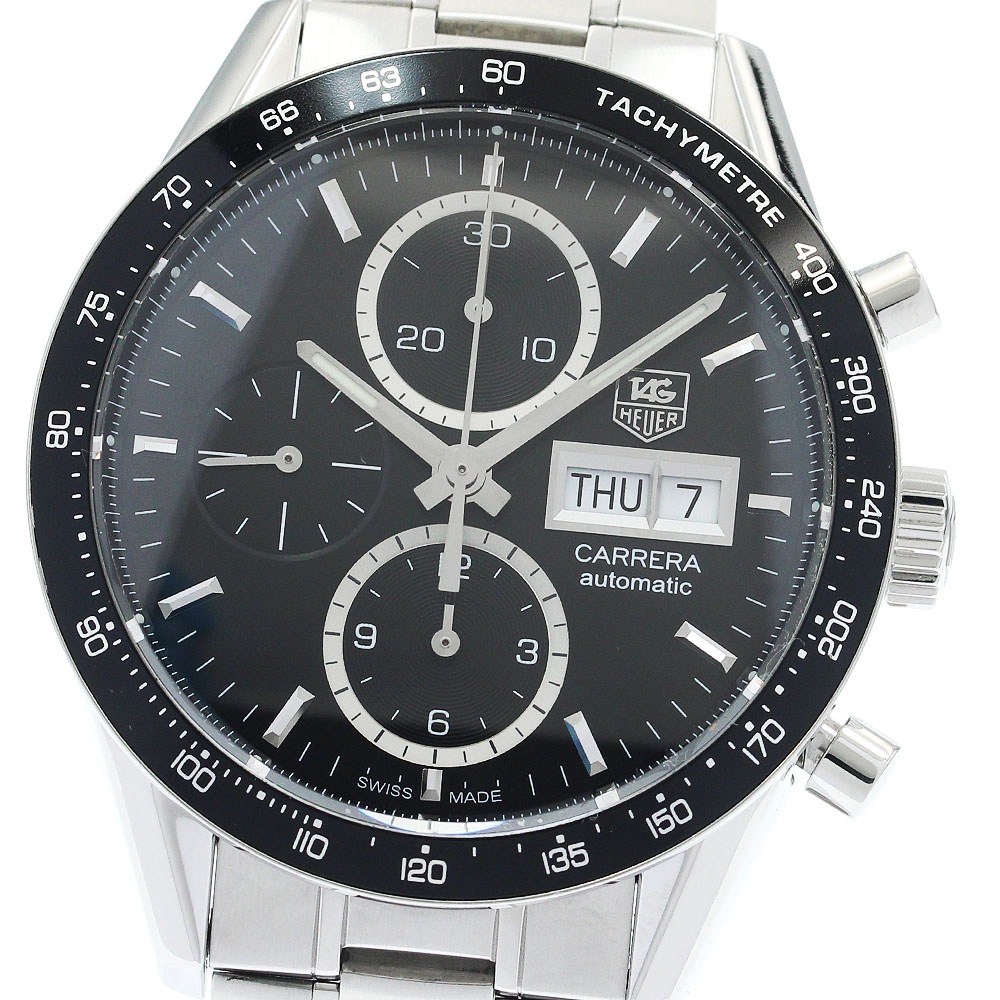 タグホイヤー TAG HEUER CV201AG カレラ キャリバー16 デイデイト クロノグラフ 自動巻き メンズ _949176【中古】
