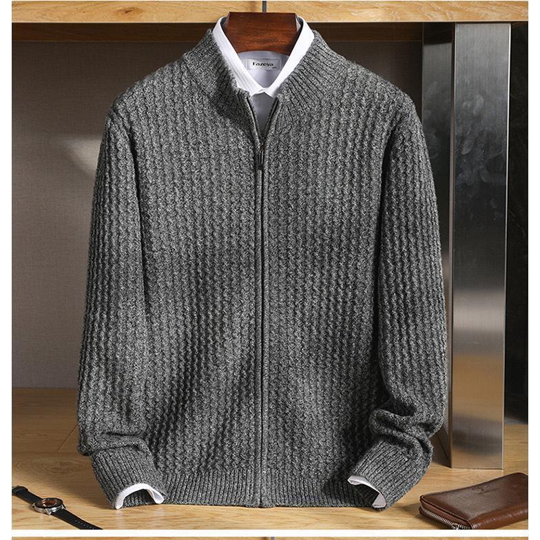 ウール カーディガン メンズカーディガン ウール100％ ウール セーター 長袖 カーディガン 長袖 メンズ ニット 洗える ソフトな肌触り 暖かい お洒落 シンプル